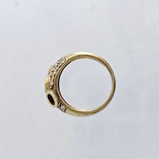 Diamond, 14k Yellow Gold Ring Mounting