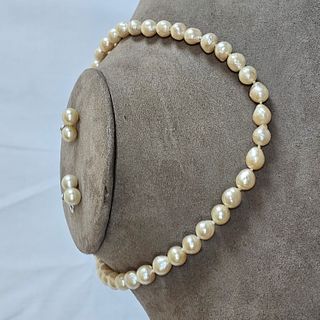 Cultured Pearl, 14k Jewelry Suite