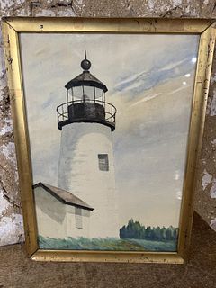 Lighthouse Watercolor