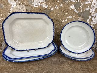 Feather Edge Platters and Plates