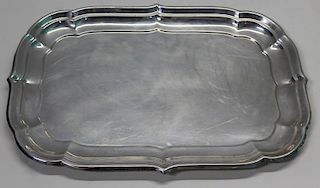 STERLING. Cartier Windsor Silver Serving Tray.