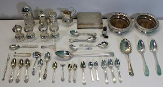 STERLING. Assorted Grouping of Sterling and Coin