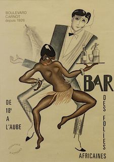 Attributed to Paul Colin "Bar Des Folies
