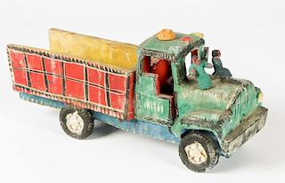 Ocumichu Mexican Ceramic Folk Art Truck