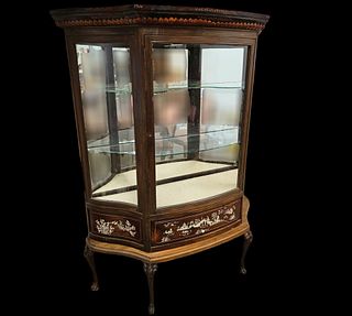 Rococo Style Walnut Cabinet