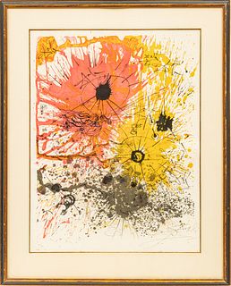 Salvador Dali (Spanish, 1904-1989) Lithograph in Colors on Rives Paper, 1965, the Lucky Number of Dali, H 30" W 22"
