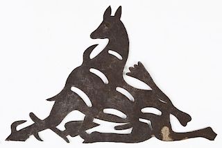 Antoine (Haitian, 20th c.) Abstract Metal Horse