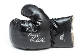 Freddie Pendleton Autographed Boxing Glove, L 12"
