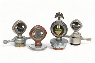 Collection of Four Motometers with Mountings, Ca. 1920s, 4 pcs