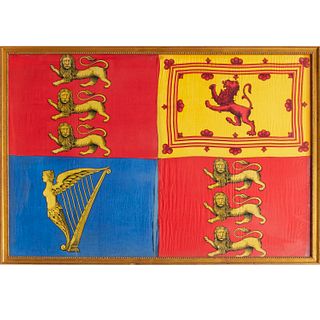 Antique Royal Standard of the United Kingdom
