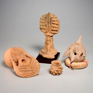 Bura-Asinda Culture, (4) terracotta objects