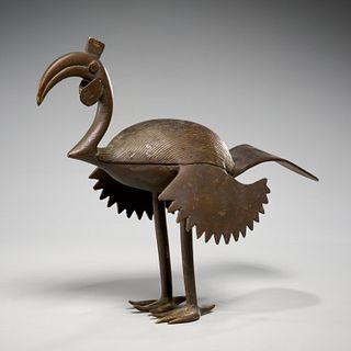 Benin Peoples, bronze bird