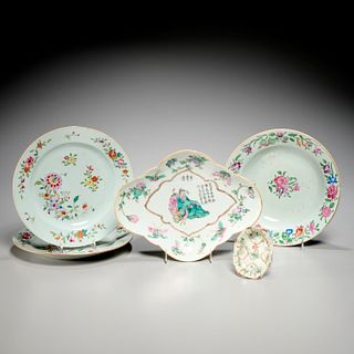 (5) Chinese enameled porcelain tablewares