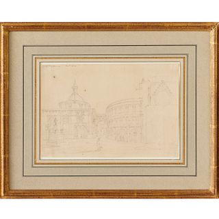 British School, architectural drawing, 1809