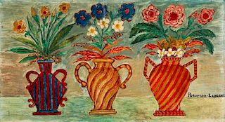 Peterson Laurent (1888-1958) Three Vases (Trois Vases)