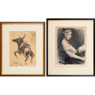 Max Liebermann, (2) lithographs