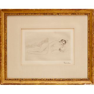 Renoir, drypoint etching, 1906