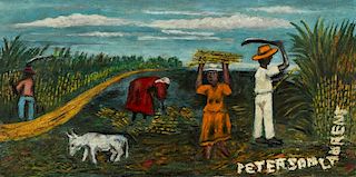 Peterson Laurent (Haitian/St. Marc, 1888-1958) Rural Scene