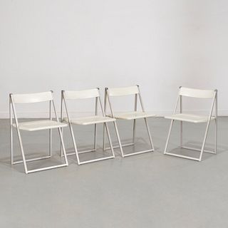 (4) Interlubke folding chairs