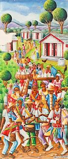 Wilson Bigaud (Haitian/Port-au-Prince, 1931-2010) Rara Carnival Parade