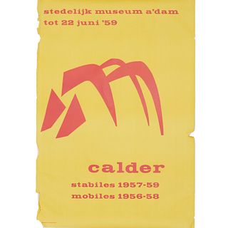 Large Alexander Calder exhibition poster, 1959