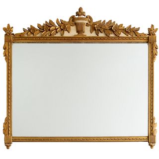 Large Friedman Bros Louis XVI style wall mirror
