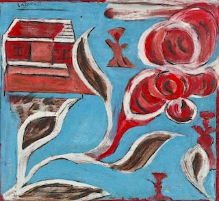 Wesner LaForest (Haitian, 1927-1965) House