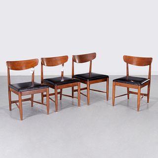 American of Martinsville 'Surfboard' dining chairs