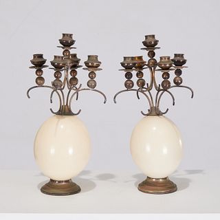 Anthony Redmile (style), Ostrich egg candelabra