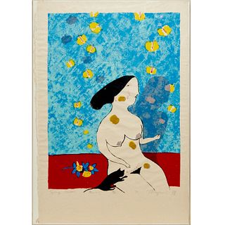 Mayumi Oda, screen print, 1972