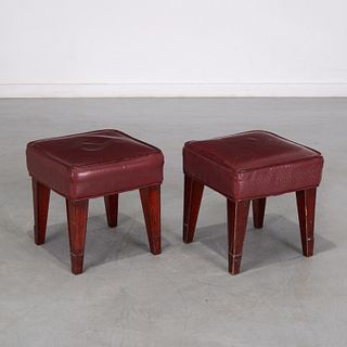 Philippe Starck, pair custom stools, Clift Hotel