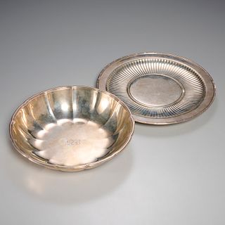 Tiffany & Co sterling silver bowl and dish