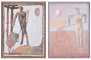 Greg Decker, Two Paintings