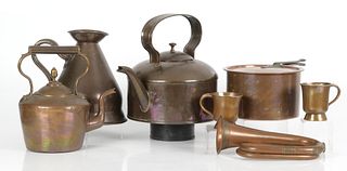 A Group of Antique Copperware