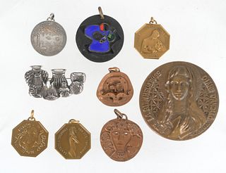 Group of Pendants & Medals