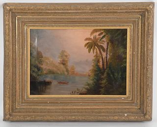 American School, 19th Century, Tropical Landscape