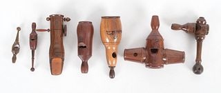A Group of Maurilio Hardwood Bird Whistles