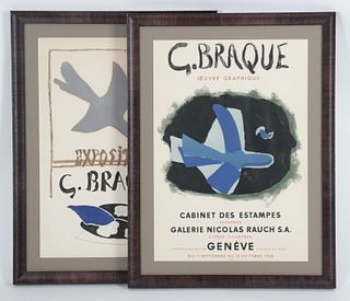 Two Original Georges Braque Exposition Posters