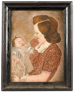 M.B. Eielus (American, 20th c.) Mother and Child