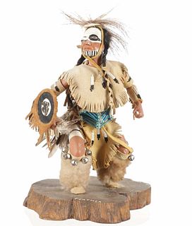 Iron Maker - Feather Native Dog Soldier Sculpture