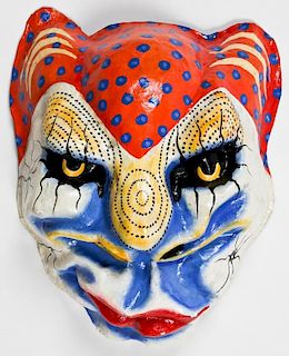 Didier Civil (Haitian/Jacmel, b. 1973) Zombie Carnaval Mask