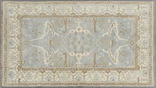 Turkish Angora Oushak Carpet, 5' x 8' 2