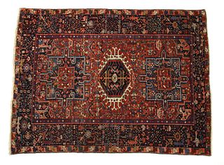Iranian East Azerbaijan Karadja Carpet c. 1920's