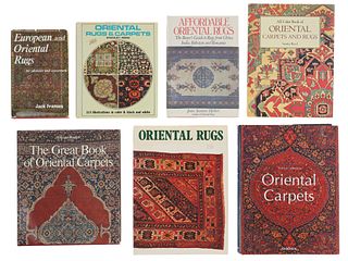 Seven (7) Books on Oriental Rugs & Carpets