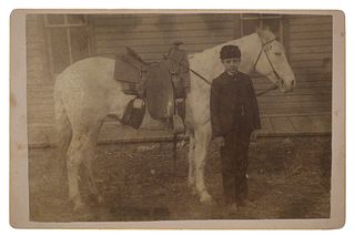 C. 1880 Earl Russell Saddle - C.M. Russell Rela.