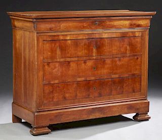 Louis Philippe Style Carved Cherry Commode, 19th c