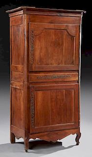 French Louis XV Style Carved Cherry Homme Debout,