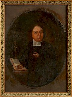 Continental School, "Portrait of a Cleric," early