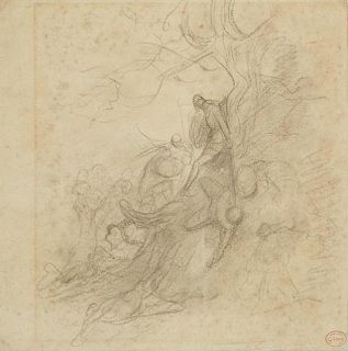 Gustave Dore (1832-1883), Original Untitled Pencil