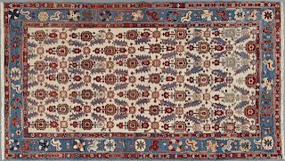 Turkish Sultanabad Carpet, 6' 7 x 11'